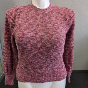 Time And Tru Soft Red Pullover Crew Neck Sweater Women's Small
